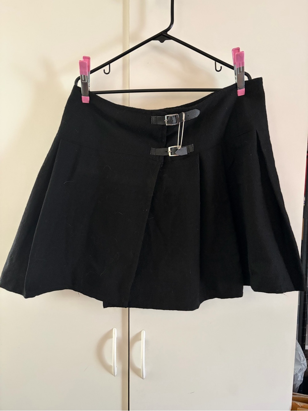 Black Women's Pleated Kilt Style Skirt #0076